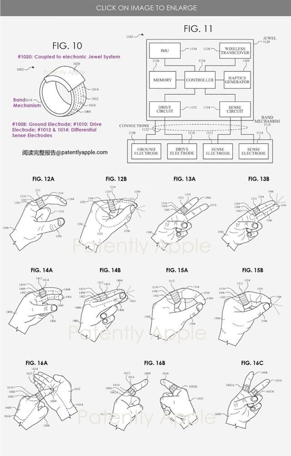 VR头显绝配？苹果智能戒指专利曝光：基于手势在VR场景中交互
