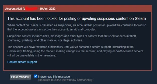 《CS：GO》价值百万库存玩家被封：只因给其他玩家留言