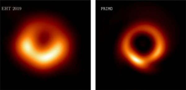 甜甜圈减肥了！美国用AI为首张黑洞照片“美颜”：分辨率更高