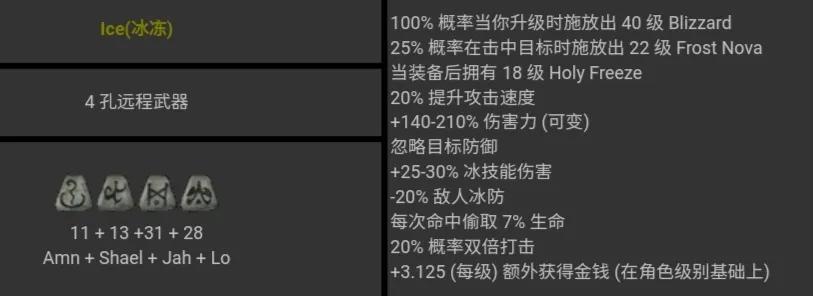 暗黑破坏神2符文之语对照表(暗黑破坏神2符文之语大全图)