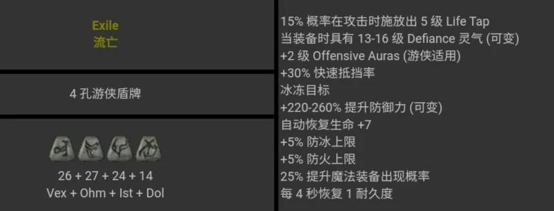 暗黑破坏神2符文之语对照表(暗黑破坏神2符文之语大全图)