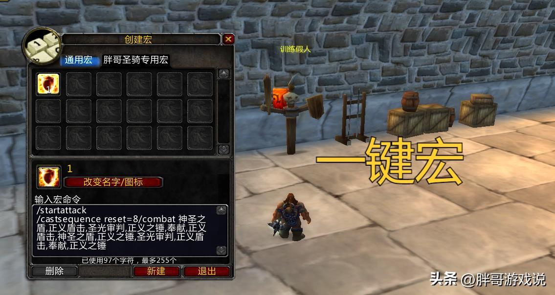魔兽世界防骑快速上手攻略 tbc防骑一键宏教学
