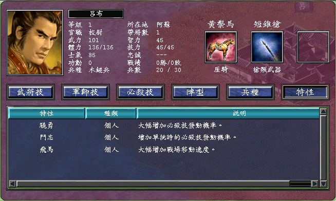 群雄势力的巅峰武将(三国群英传7霸王再临剧本介绍)