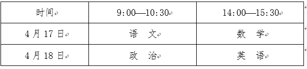 2021年山东体育单招文化考试时间及地点