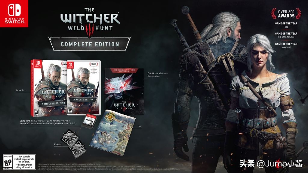 巫师3买Switch版情况一览(巫师3买哪个版本)