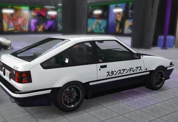 gta5彩蛋位置更新头文字D专属AE86(GTA5彩蛋车)